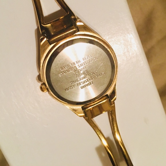 ANNE KLEIN gold bangle watch - Picture 3 of 6